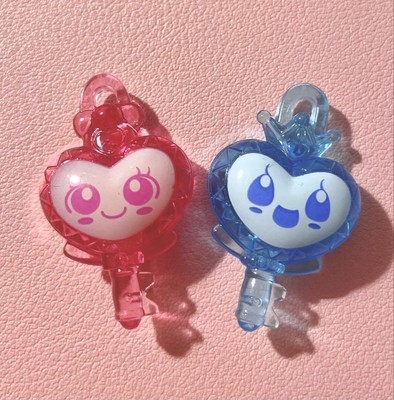 Fresh Precure Brun & Pirun Mascot Set - Cure Peach & Cure Berry Keychains japan