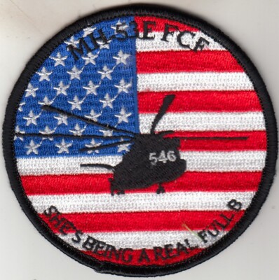 HM-15 BLACKHAWKS MH53E FCF SHE'S BEING A REAL FULL B PATCH
