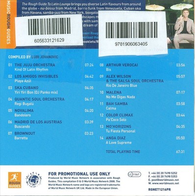 VARIOUS ARTISTS ROUGH GUIDE TO LATIN LOUNGE NEW CD