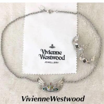エニカ　jewelryビスチェ Vivienne Westwood Earrings Necklace Set 42cm Orb Wings
