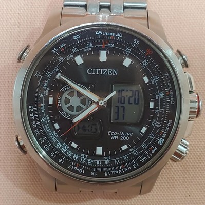 CITIZEN PROMASTER U200-R005634 Solar-powered watch men's analog digital black