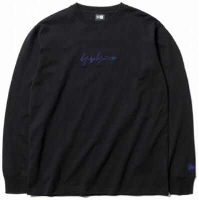 Yohji Yamamoto New Era Long Sleeve T-shirt S Black Blue NEW