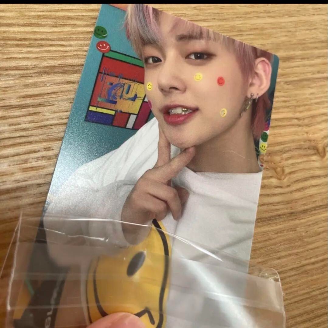TXT Yeonjun Blue Hour Lucky Draw Photocard m2u Record