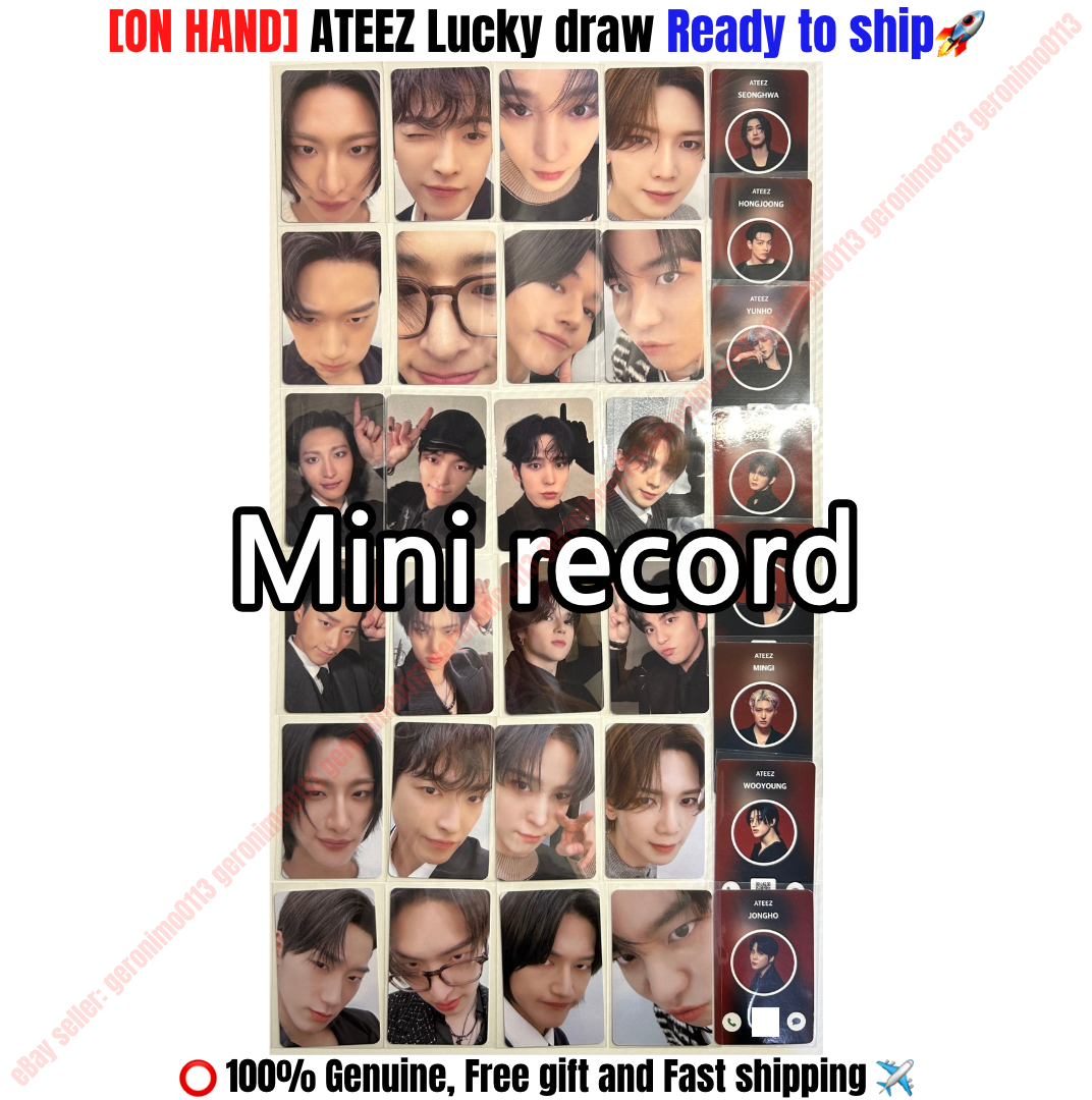 ateez minirecord リボン コンプリート