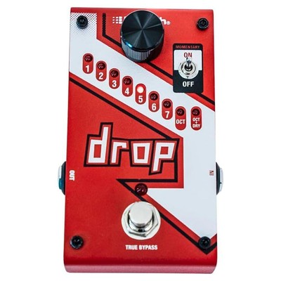 DigiTech Drop Polyphonic Drop Tune Pitch Shifter Pedal for Electric Guitar