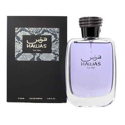Rasasi collection Shuhrah, Daarej, Hawas, Hawas Ice Eau De Parfum Spray 3.4 Oz