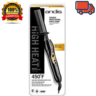 andis gold ceramic press comb