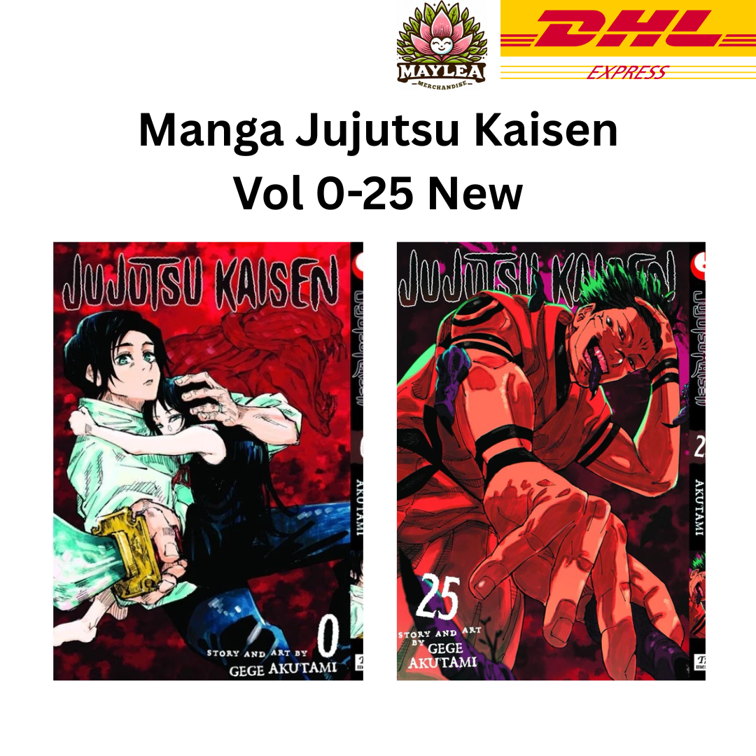 Manga Jujutsu Kaisen English Vol. 0-25 Full Set New Comics