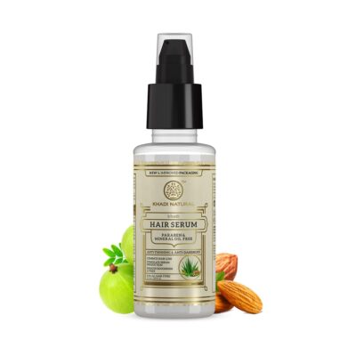 Khadi Natural Herbal Hair Serum For Smooth And Silky Hair 50ml Bottle