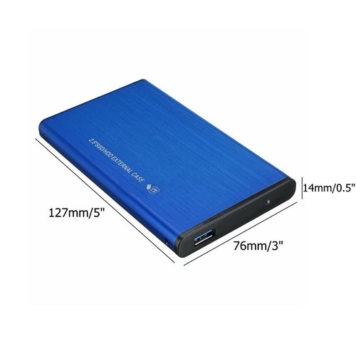 Portable USB 3.0 SATA External Mobile Hard Drive 2.5'' HDD SSD 2TB for