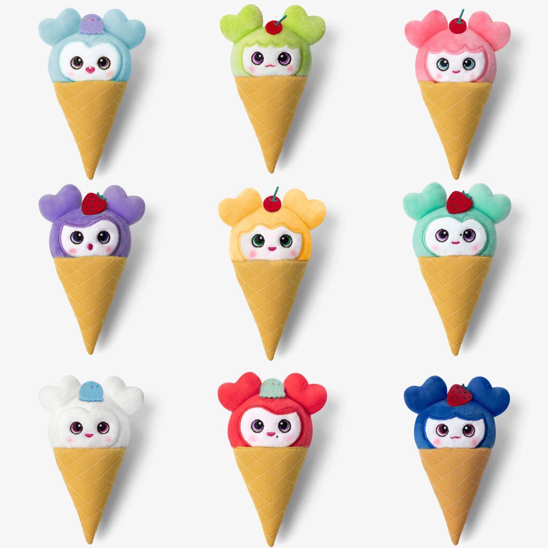 TWICE popup 2023 アイスぬいぐるみバッチ ナヨン ナブリー TWICE popup 2023 アイスぬいぐるみバッチ ナヨン ナブリー