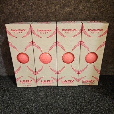 Bridgestone Golf Lady Precept Optic Pink Balls 4-Sleeves-1 Dozen NIB