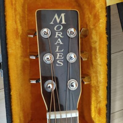 Morales Acoustic Guitar M30 With Scratches Yamaha Hard Case