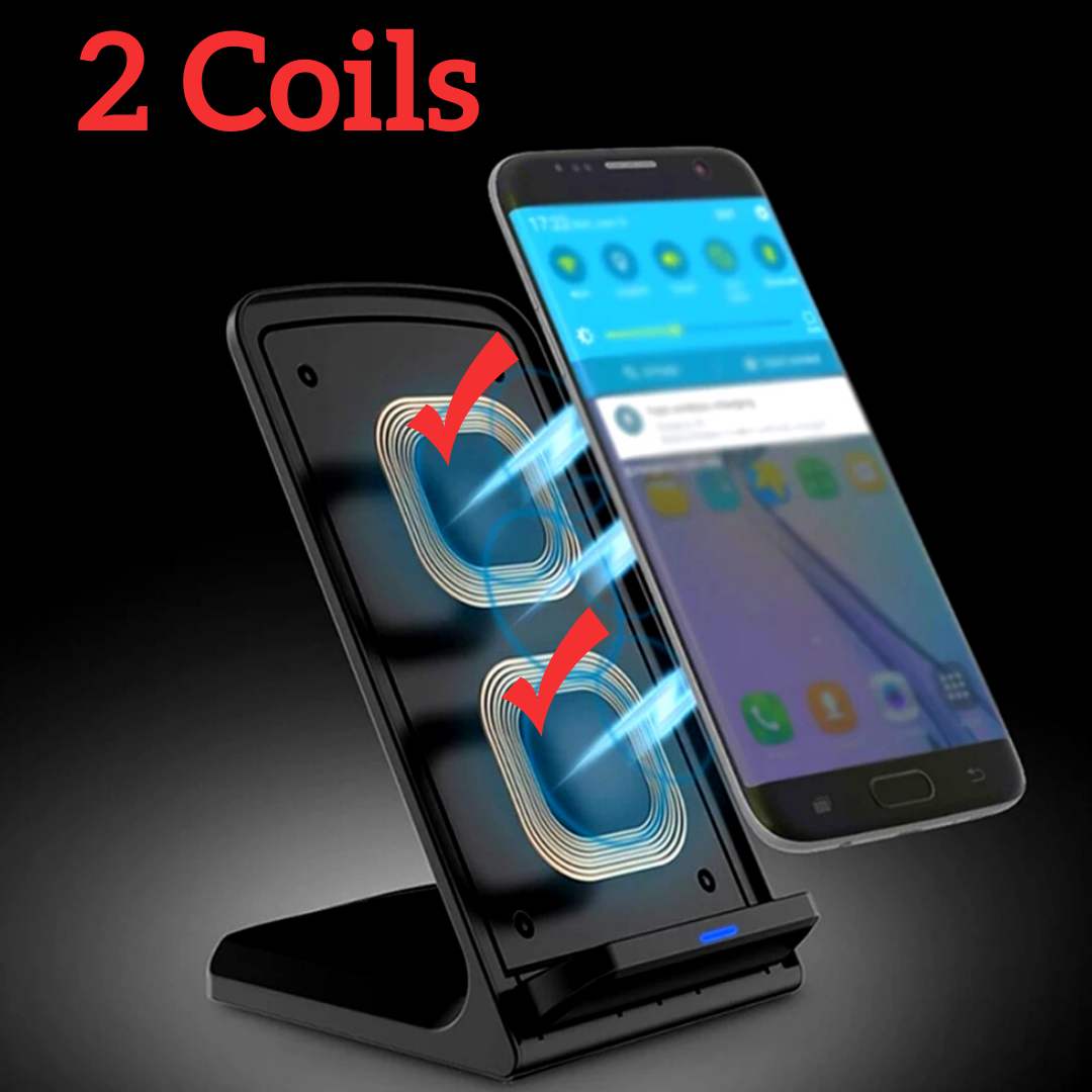 Cargador Inalambrico Rapido Casa Oficina Carga Para Telefonos Cell Universal US*