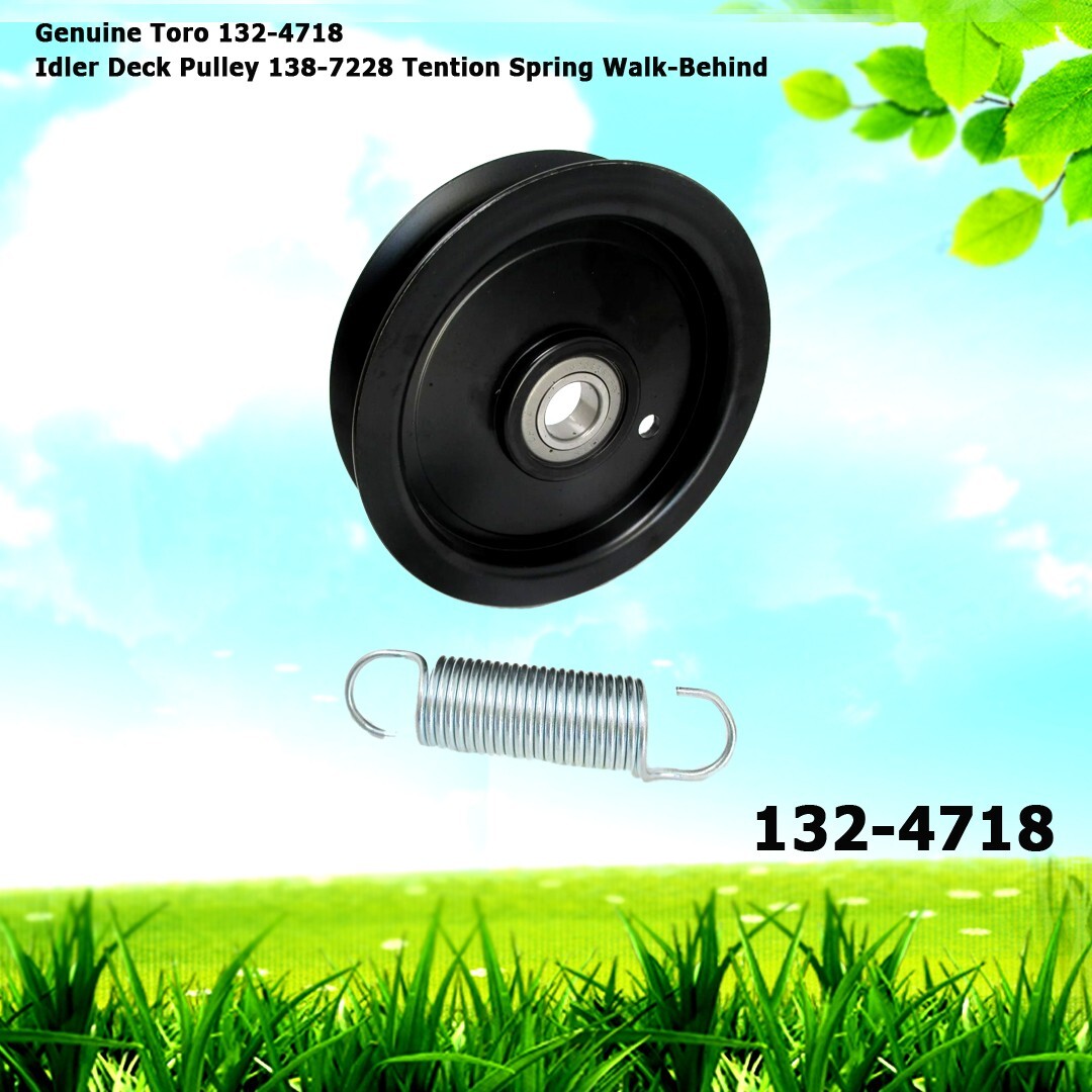カーズ3セット Genuine Toro 132-4718 Idler Deck Pulley 138-7228 Tension