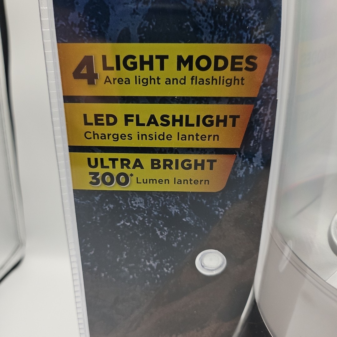 Coleman Double Edge Flashlight Lantern CPX 6 Compatible Rechargeable 300 Lumen