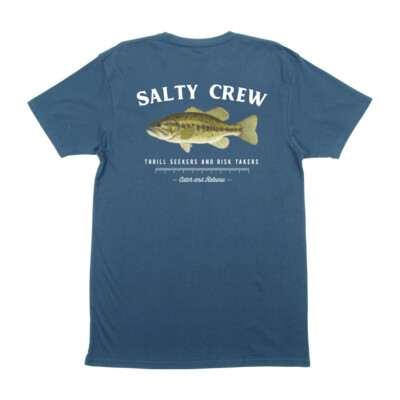 

Футболка премиум-класса с короткими рукавами Salty Crew Bigmouth (синяя гавань), Harbor blue