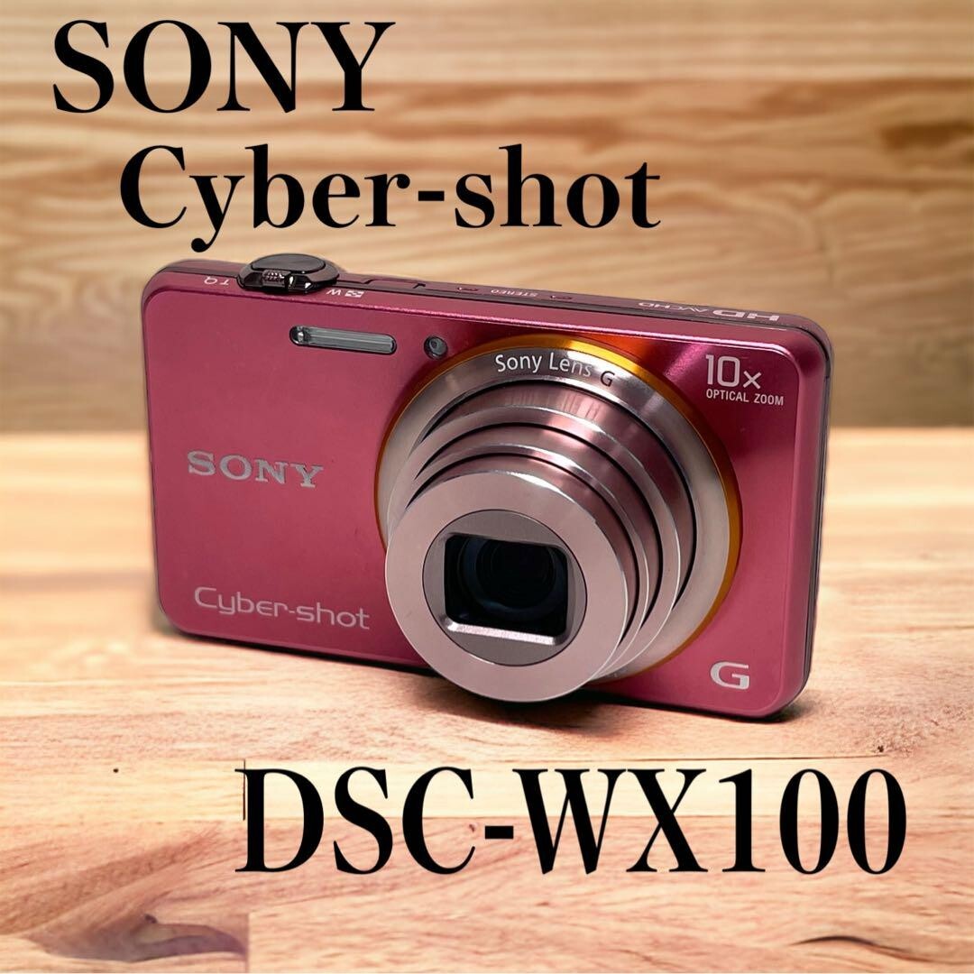 N Mint] SONY Cyber-shot DSC-WX100 Pink Digital Camera only