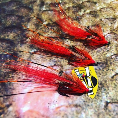 3 V Fly All Sizes Ultimate Ally's Super Octopus Double Salomon Flies