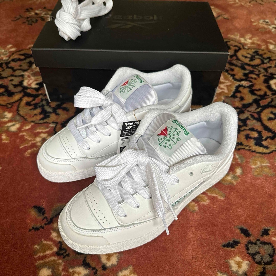 Reebok x Beams Sneakers Shoes Club C Bulc Tennis White Men