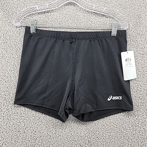 ASICS Black Court Shorts Spandex Shorts Size 2XL RN# 66200