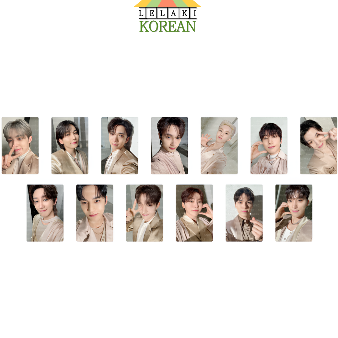 SEVENTEEN RIGHT HERE Zip-Up Hoodie Photo Trading Card Set WORLD