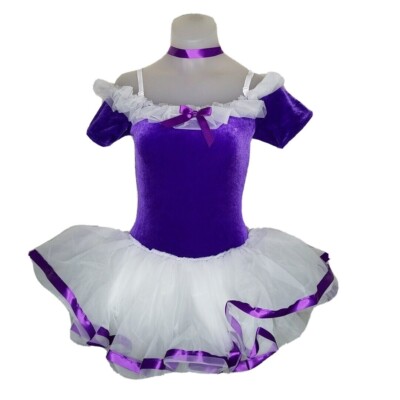 Skip To My Lou PURPLE Child Medium Dance Costume Ballet Tutu