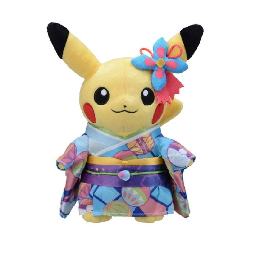 Pokemon Center Kanazawa Kaga Kimono Pikachu Plush Maiko