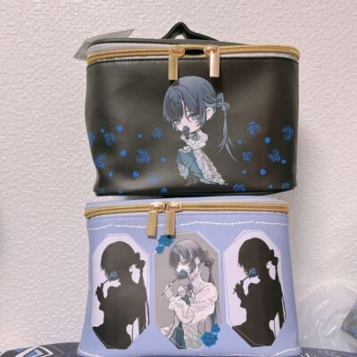 Official Ado Vanity Pouch Round One 2 Types Set Japan.