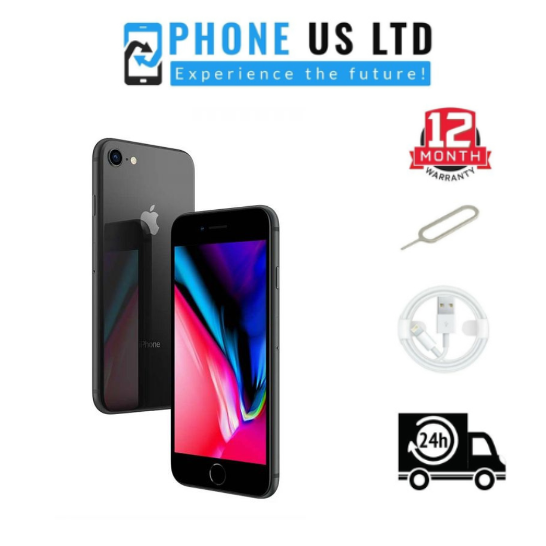 M8 SIMフリー iPhone8 256GB SpaceGray Apple iPhone 8 256GB Space Grey Single SIM Very Good Smartphone