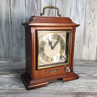 Operation confirmed Retro Citizen Table Clock Wood Grain Alarm gkysyl24