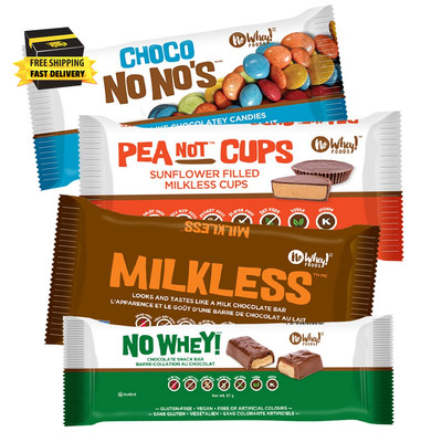 Vegan/Allergy Friendly Chocolate Candy Four Pack Sampler (Milkless Bar, Choco No