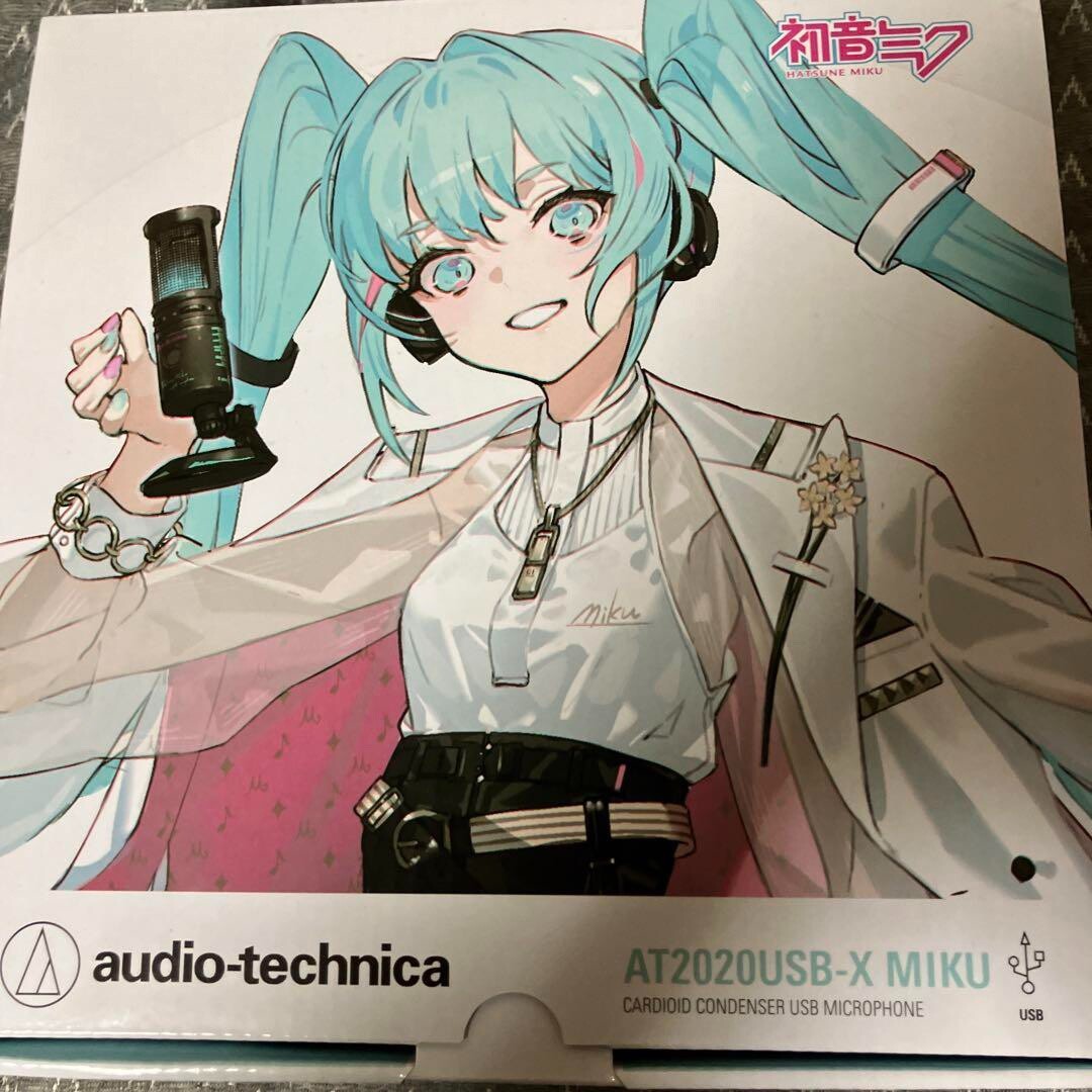 Hatsune Miku Audio Technica AT2020USB-X MIKU Condenser