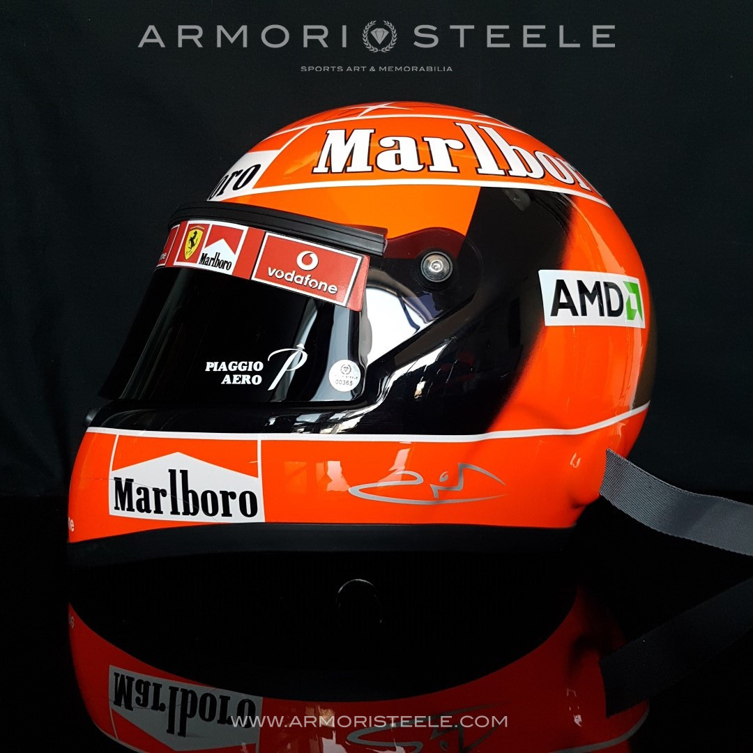 MICHAEL SCHUMACHER 2004 SIGNED Autographed Helmet F1 Display Visor (A1)