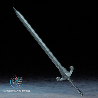 Silver Sworder — 3D Printed RAW DIY Cosplay Kit + Prop Replica + RAW DIY