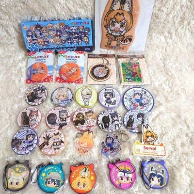 Kemono Friends Goods pinback button acrylic key holder pass case