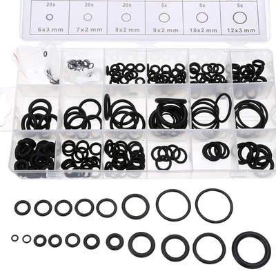 270pcs HNBR Metric Rubber O-Ring Washers Assortment Kit Gasket Automotive Seals