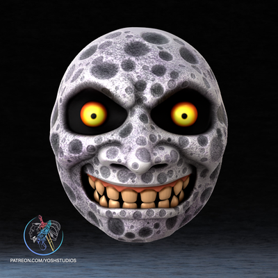 Moon Masker — 3D Printed RAW DIY Cosplay Kit + Prop Replica + Cosplay Kit