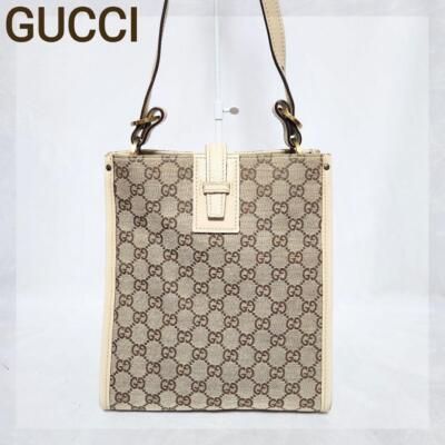 バッグ Gucci Vintage GG Canvas Shoulder Bag GUCCI GG Canvas Shoulder Bag Authentic Pre-Owned Luxury
