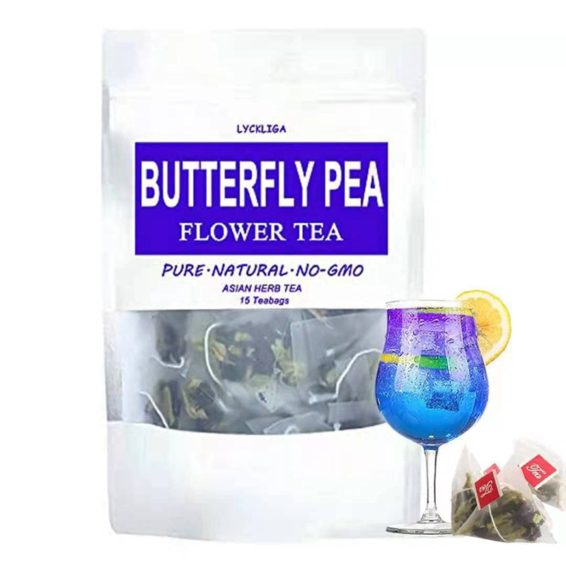 15 Pyramid Bags, Clitoria Ternatea...