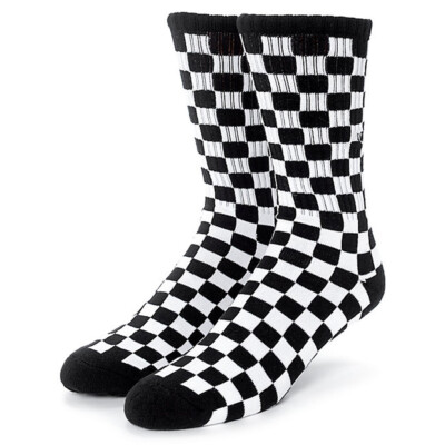 

Мужские носки Off The Wall Vans Checkerboard (черный/белый), Black/white