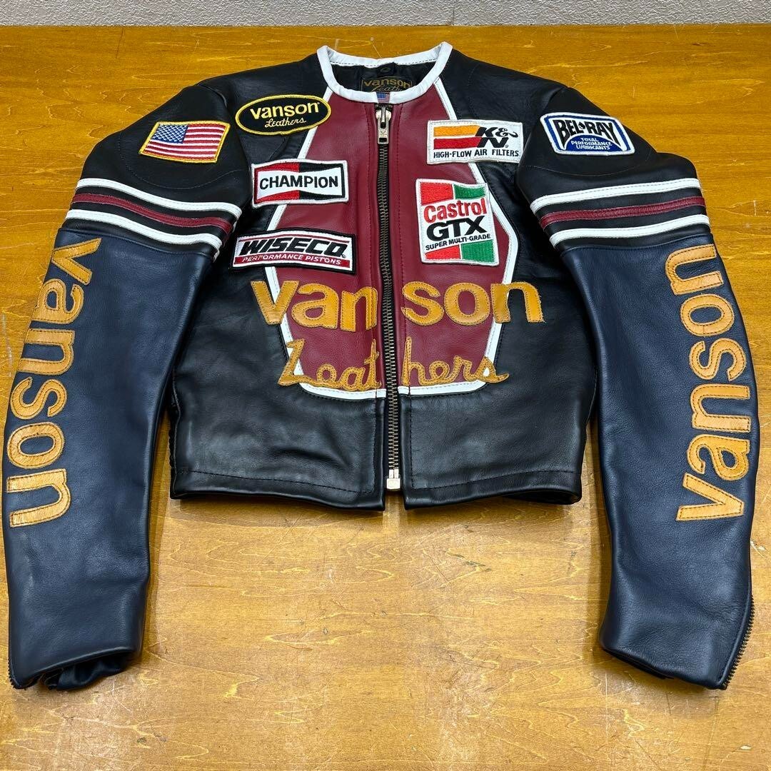 Vanson Leather Jacket One Star Vintage Rider's Leather Men's
