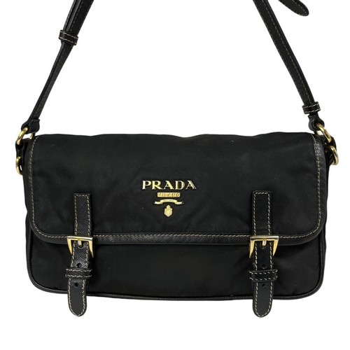⭐️極美品⭐️PRADA RAFIA PONPON 2way BAG ブラック 中古・古着通販】PRADA (プラダ) ナイロンバッグ Vitello 2way