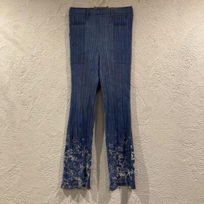 PLEATS PLEASE ISSEY MIYAKE Denim transfer Pants 2 Used | eBay