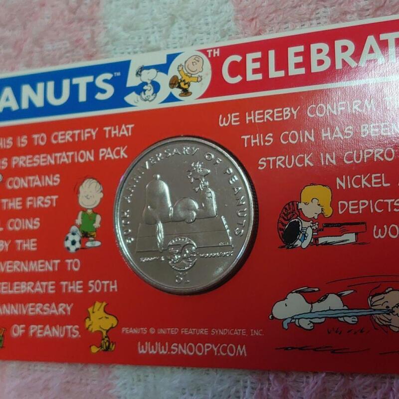 Snoopy 50th Anniversary Coin #1f5a2b