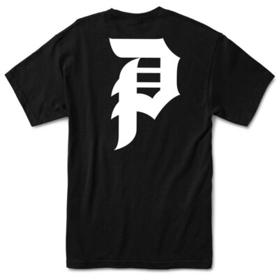 

Футболка с короткими рукавами Primitive Dirty P Core (черная) с рисунком, Черный