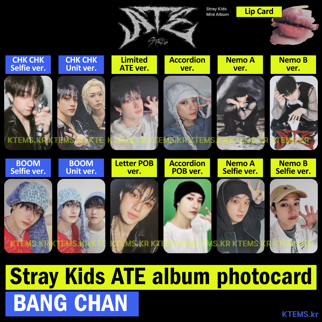 Stray kids  『ATE』  アコーディオン  LETTER STRAY KIDS SKZ - ATE Album Official PHOTOCARD ACCORDION