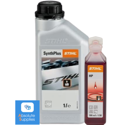 1 LITRE GENUINE STIHL SYNTH PLUS CHAINSAW CHAIN BLADE OIL 100ml