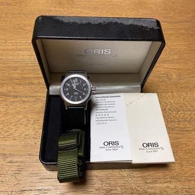 Oris BC3 7500 Big Crown Day Date 40mm Men's Automatic Wrist Watch Black Dial