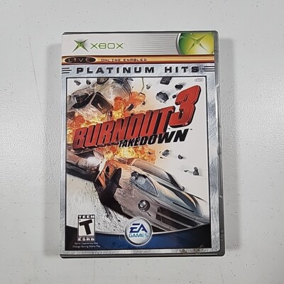 Burnout 3: Takedown (Xbox, 2004) Complete CIB Tested And Working 